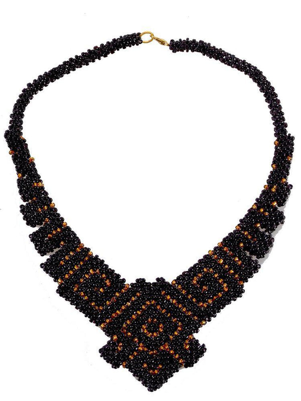 Colier din margele de sticla  Liza Panait Liza Panait Online Boutique